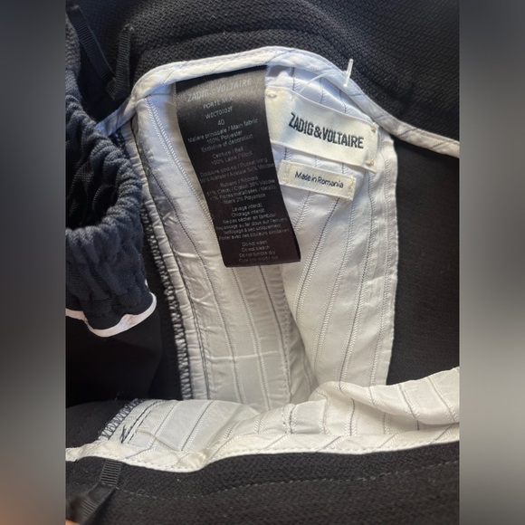 Zadig and Voltaire Porte Mix pants. Sz. 40 - Picture 7 of 8